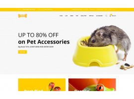 Woof - Simple Pet Supplies Online Shop Shop Template