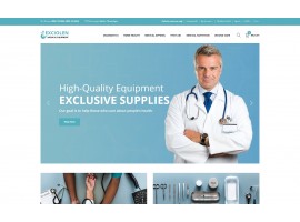 Exciolen - Medical Equipment Store Shop Template