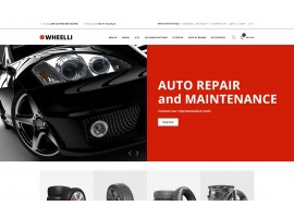 Wheelli - Wheels & Tires Shop Ready-To-Use Shop Template