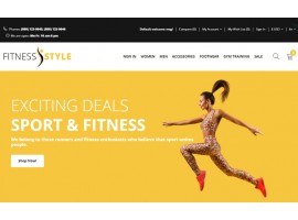 Fitness Style - Sports Fashion Shop Template