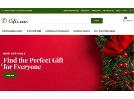 Gifts.com - Christmas Presents Shop Shop Template