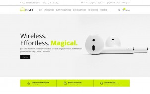 Beat - Headphones Store Shop Template