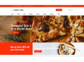 Yammy Time - Food Delivery Store Modern Shop Template
