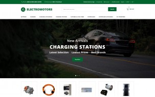 Electromotors - Car Parts Responsive Simple Shop Template