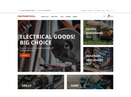 Equipmentroll - Tools Responsive Simple Shop Template