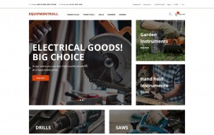Equipmentroll - Tools Responsive Simple Shop Template