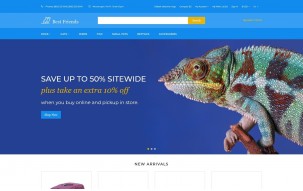 Best Friends - Animal Responsive Practical Shop Template