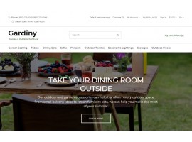 Gardiny - Furniture Parallax Elegant Shop Template