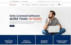Nosoft - Software Parallax Stylish Shop Template