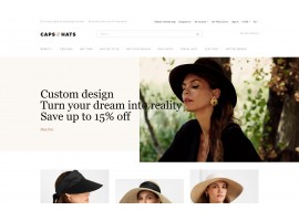 Caps & Hats - Stylish Clean Responsive Bootstrap Shop Template