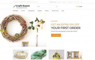 Craft Room - Handmade Responsive Stylish Shop Template