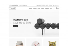 Decord - Interior And Furniture Store Clean Shop Template