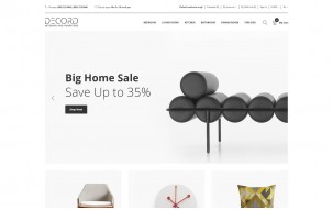 Decord - Interior And Furniture Store Clean Shop Template