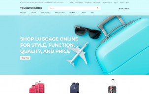 Tourister store - Travel Store Ready-to-use Clean Shop Template