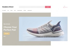 Sneakers Direct - Fashion Store Clean Shop Template