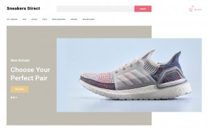 Sneakers Direct - Fashion Store Clean Shop Template