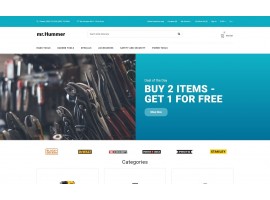 Mr.Hummer - Tools & Equipment Clean Multipage Shop Template