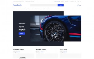 FlexWheels - Wheels & Tires Clean Shop Template