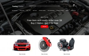 Tuning Master - Car Tuning Modern Shop Template