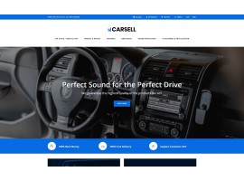 Carsell - Car Audio Multipage Clean Shop Template