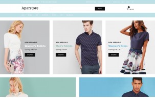 Aparstore - Clothing Multipage Modern Shop Template