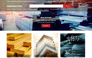 Constructor - Building Materials Creative Shop Template