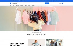 Super Star - Kids Fashion Store Clean Shop Template