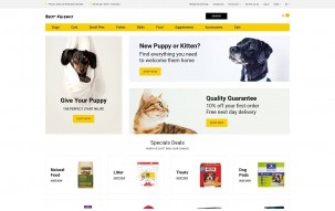 Best Friends - Pets Store Clean Shop Template