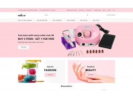 Nails co. - Beauty Supply Store Multipage Stylish Shop Template