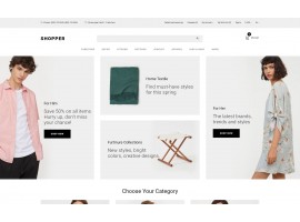 Shopper - Wholesale eCommerce Clean Shop Template