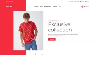 Glam - Fashion Store Creative Shop Template