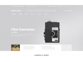 Photo Gun - Electronics Store - D&iexcl;ommerce Modern Shop Template