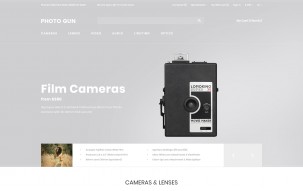 Photo Gun - Electronics Store - D&iexcl;ommerce Modern Shop Template