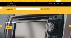 Stereo Truck - Car Audio E-commerce Clean Shop Template