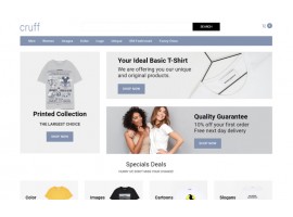 Cruff - T-shirt Multipage Modern Shop Template