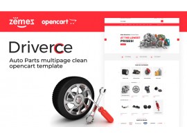 Driverce - Auto Parts Multipage Clean Shop Template