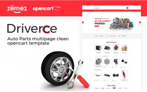 Driverce - Auto Parts Multipage Clean Shop Template