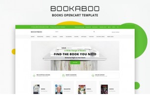 BookaBoo - Books Multipage Clean Shop Template