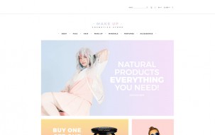 Make Up - Cosmetic store Multipage Clean Shop Template