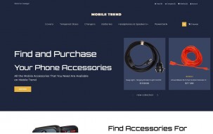 Mobile Trend - Mobile Accessories Store Modern Shop Template