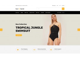 Sun & Sand - Swimwear eCommerce Clean Shop Template