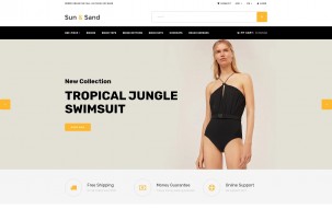 Sun & Sand - Swimwear eCommerce Clean Shop Template