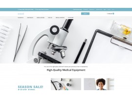 Emed - Medical Equipment Multipage Clean Shop Template