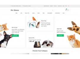 Pet House - Pet Shop eCommerce Modern Shop Template