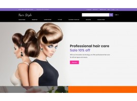 Hair Style - Beauty Store Multipage Creative Shop Template