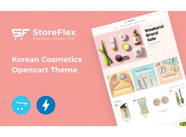 StoreFlex - Korean Cosmetics eCommerce Template Shop Template